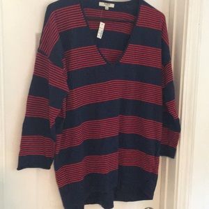 MADEWELL Oversized lightweight 3/4 sleeve sweater